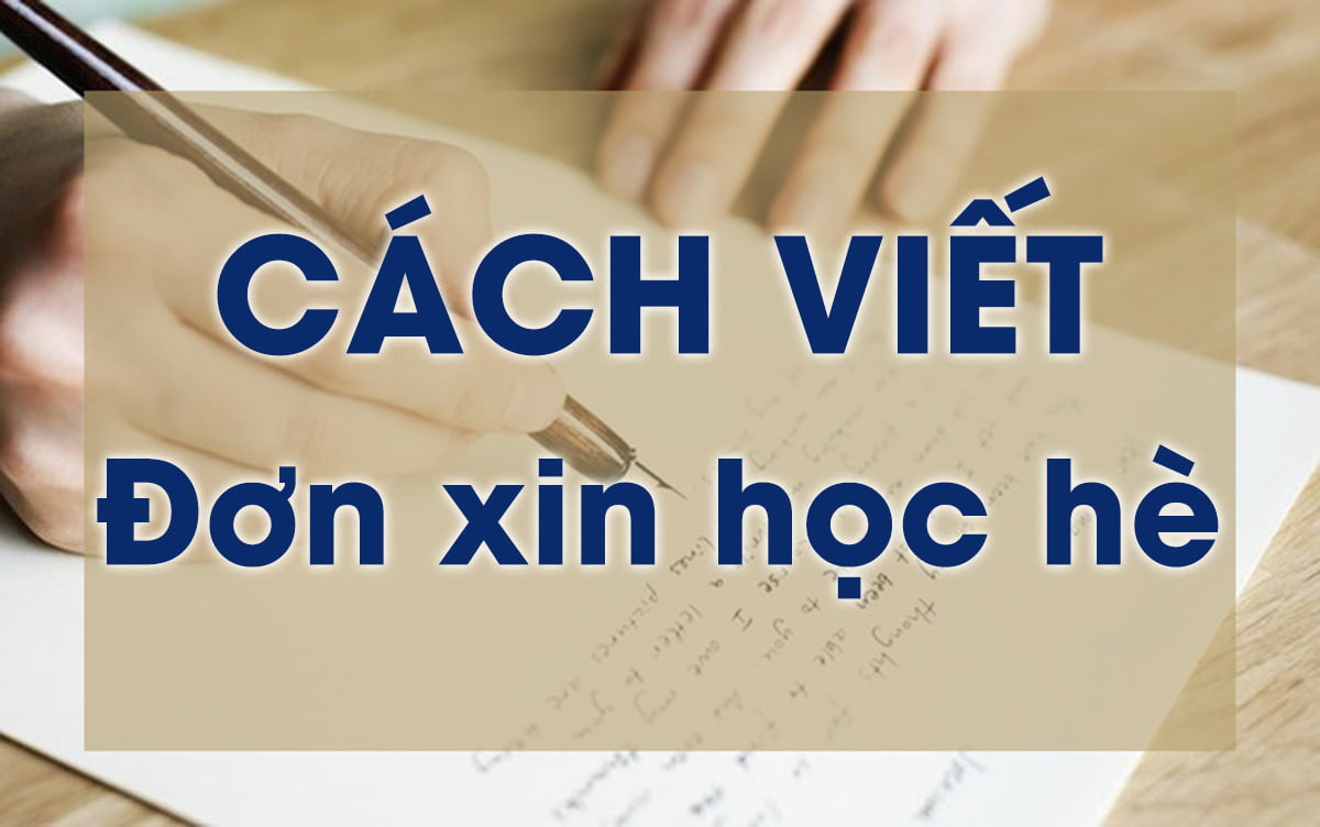 Mẫu Đơn xin học hè cho học sinh, sinh viên các cấp học