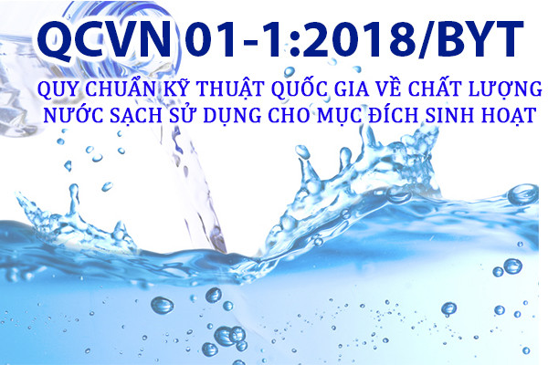 Quy chuẩn QCVN 01-1:2018/BYT Chất lượng nước sạch sinh hoạt