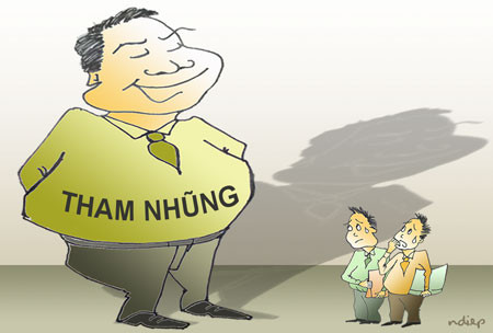 các hành vi tham nhũng ví dụ