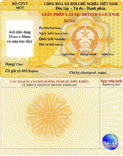 Bằng lái xe 4 bánh