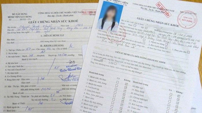 Giấy khám sức khỏe lái xe hạng C bao nhiêu tiền 2022