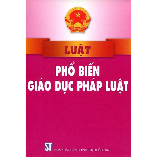 Luật phổ biến giáo dục pháp luật 2012 số 14/2012/QH13 mới