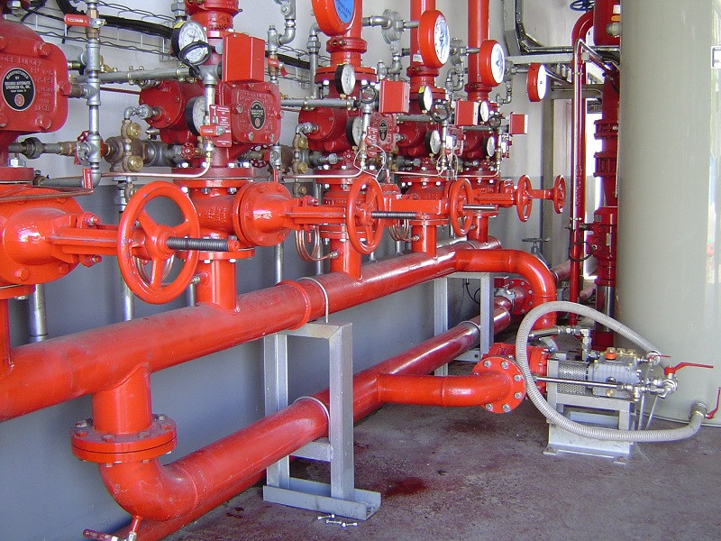 Quy định thử áp lực đường ống pccc