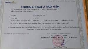 chứng chỉ đại lý bảo hiểm là gì