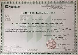giấy phép đại lý bảo hiểm