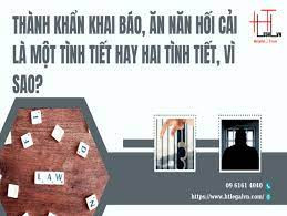 thành khẩn khai báo ăn năn hối cải