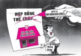 thế chấp hợp đồng tài sản