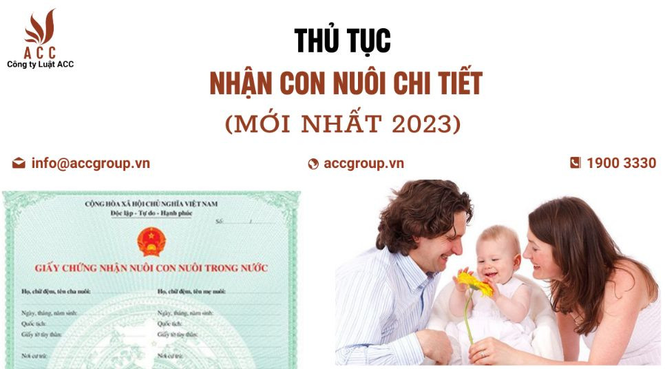 Thủ tục nhận con nuôi