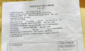 xin trích lục giấy chứng nhận quyền sử dụng đất