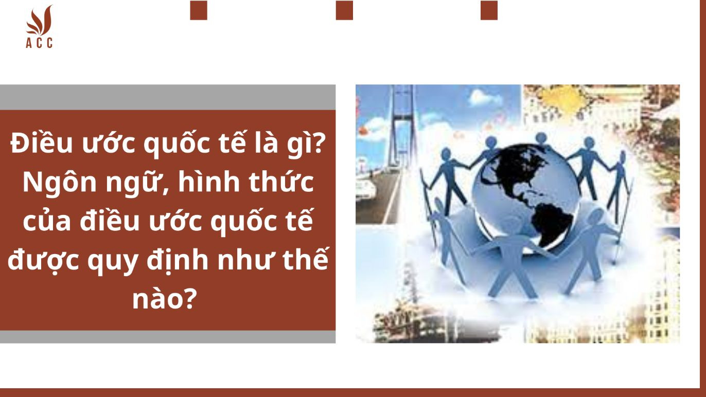 Điều ước quốc tế là gì? Ngôn ngữ, hình thức của điều ước quốc tế được quy định như thế nào?