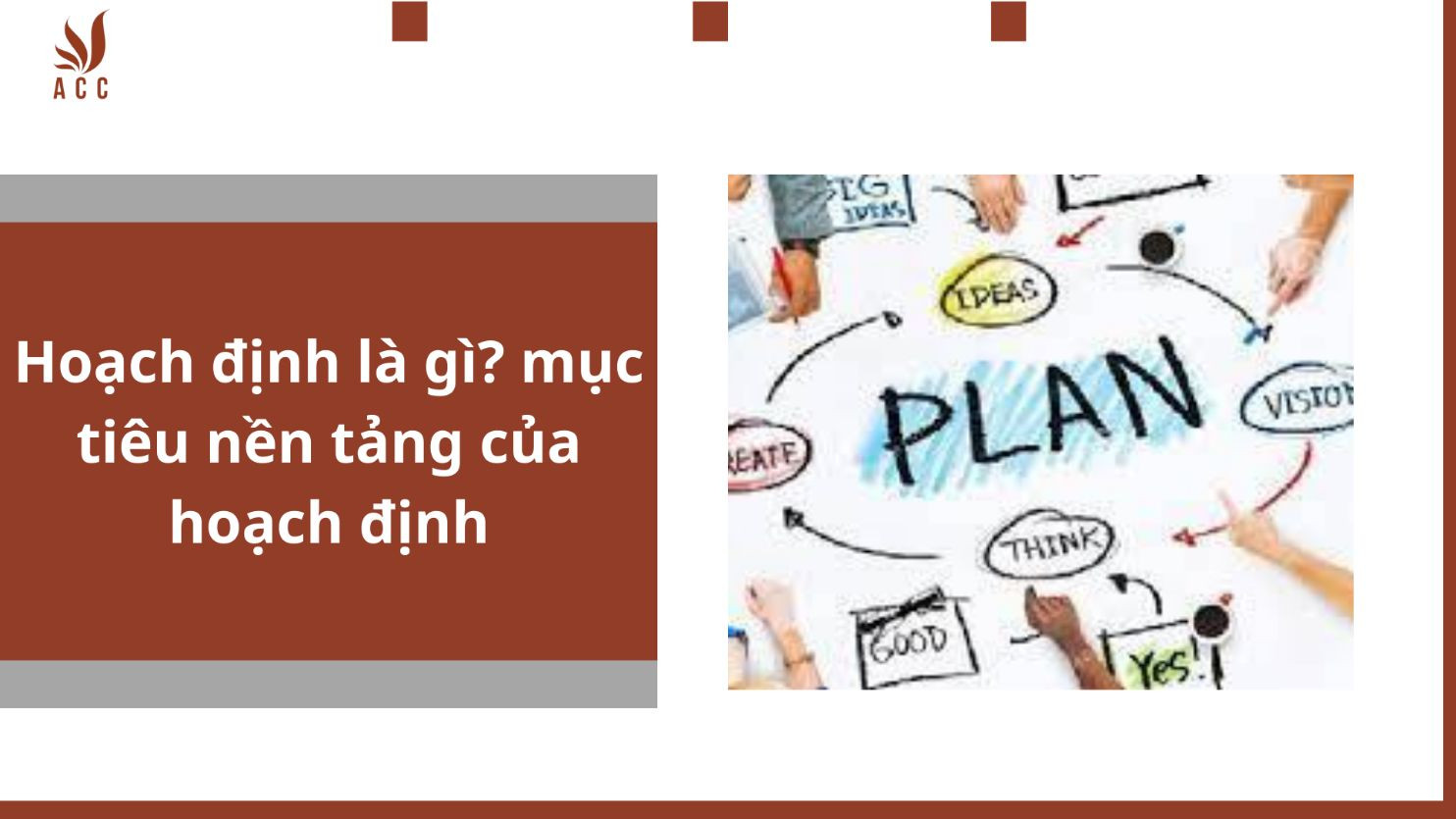 Hoạch định là gì? mục tiêu nền tảng của hoạch định