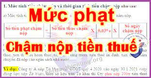 Phạt nộp chậm thuế gtgt