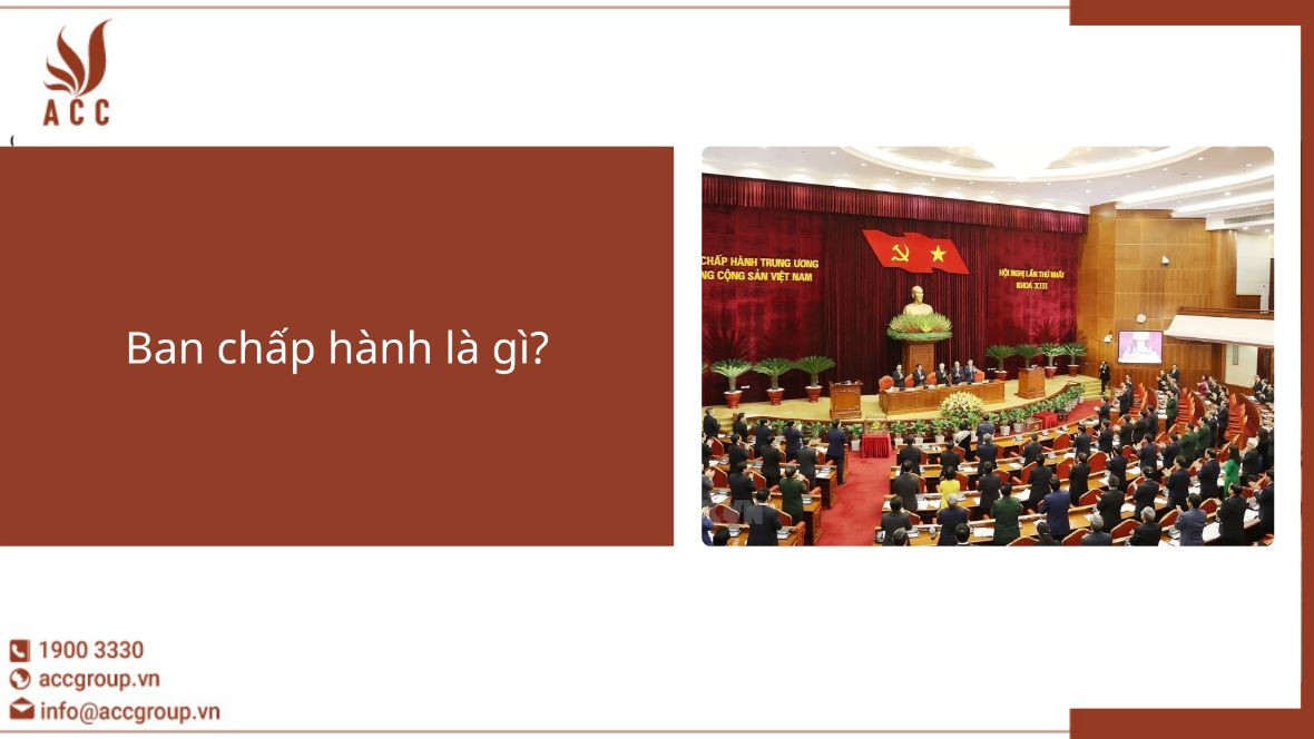 Ban chấp hành là gì?