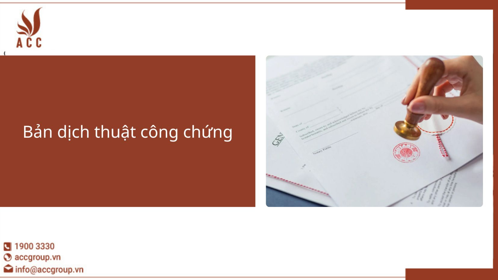 Bản dịch thuật công chứng