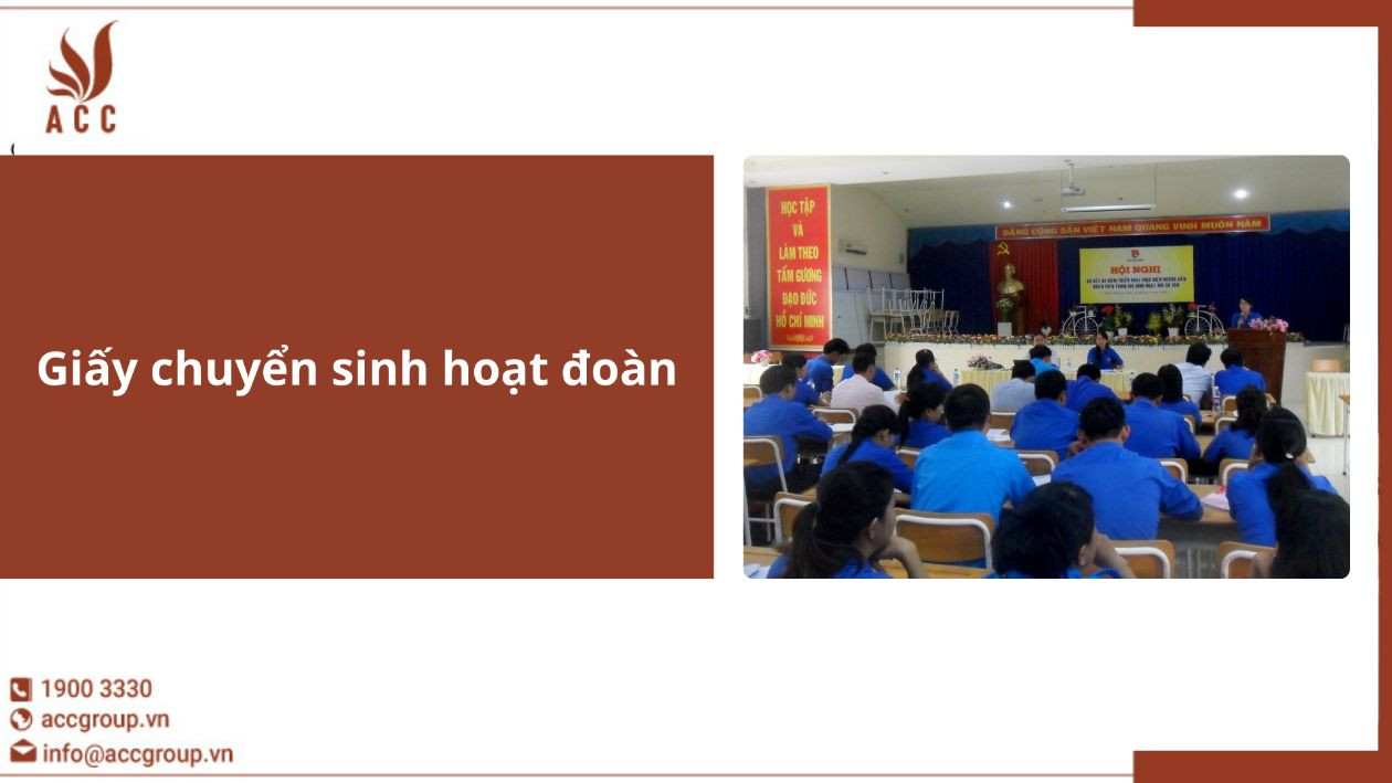 Giấy chuyển sinh hoạt đoàn