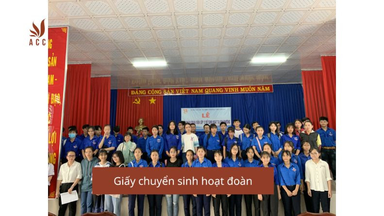 Giấy chuyển sinh hoạt đoàn