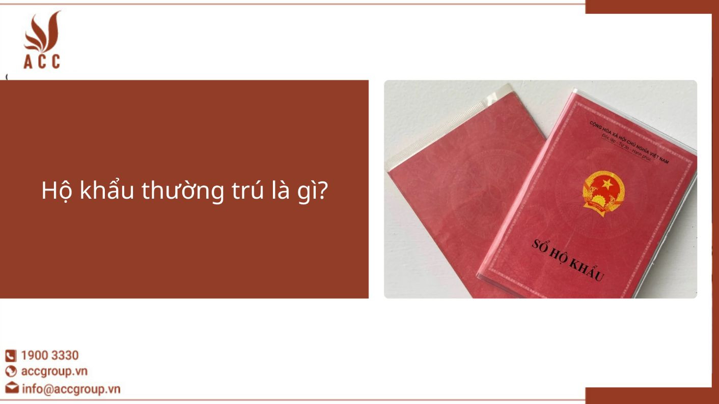 Hộ khẩu thường trú là gì?