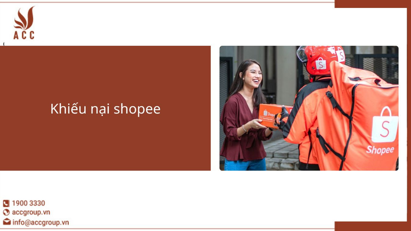 Khiếu nại shopee