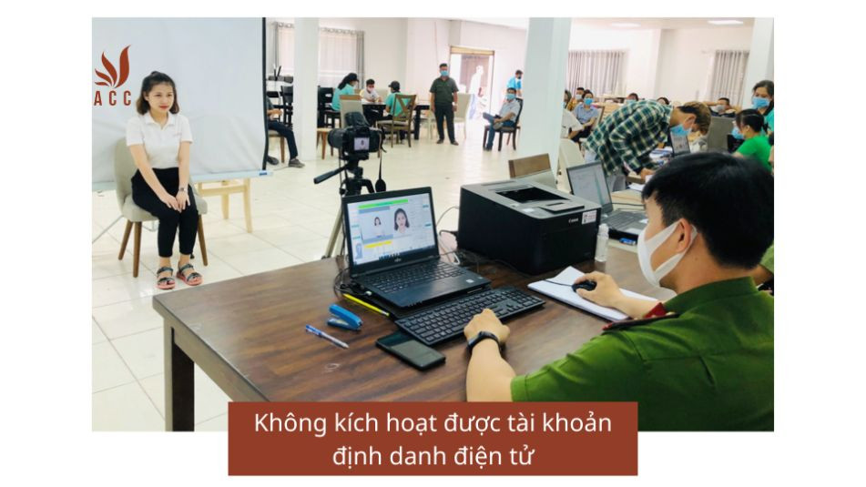 Không kích hoạt được tài khoản định danh điện tử