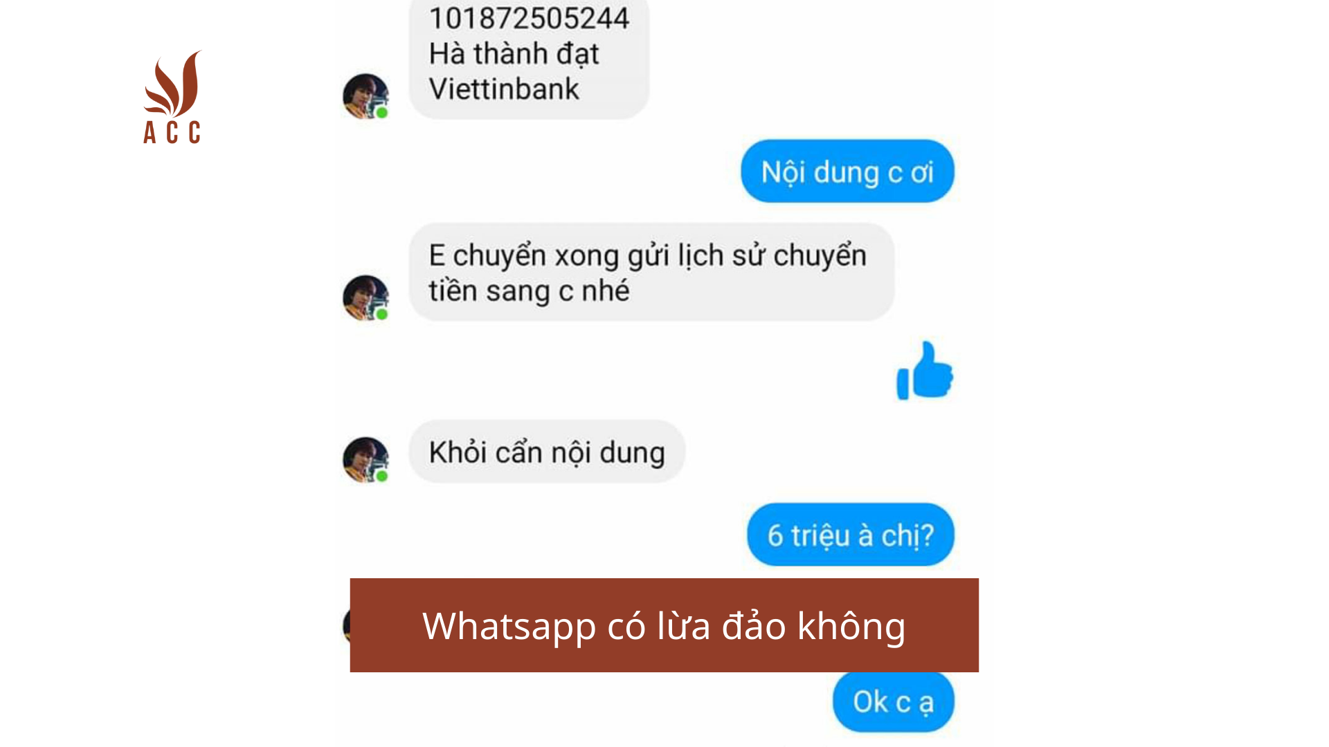 Whatsapp có lừa đảo không