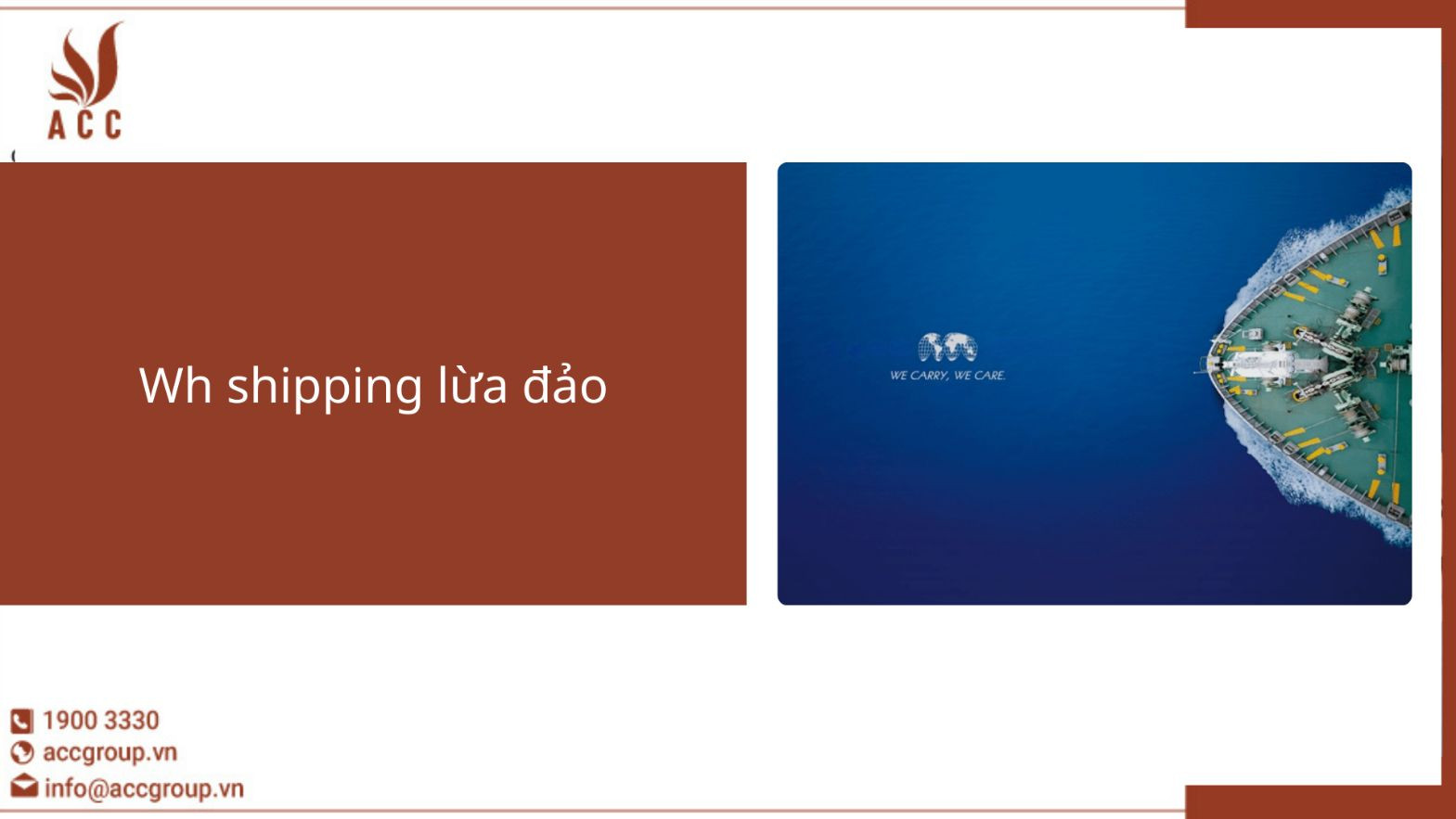 Wh shipping lừa đảo