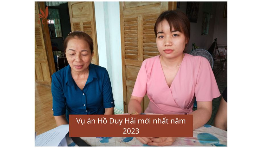 Vụ án Hồ Duy Hải mới nhất năm 2023