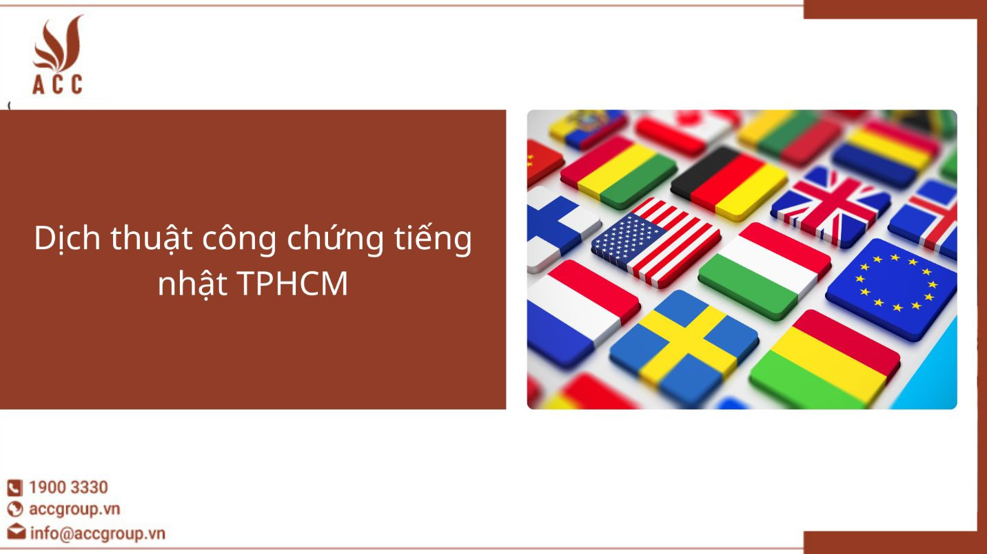 Dịch thuật công chứng tiếng nhật TPHCM