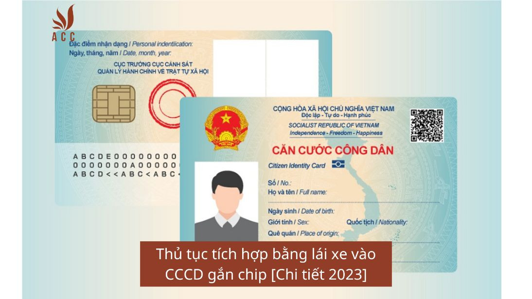 Thủ tục tích hợp bằng lái xe vào CCCD gắn chip [Chi tiết 2023]