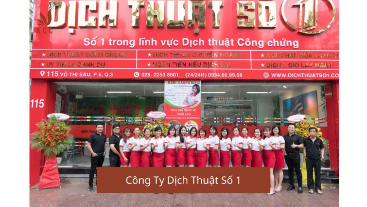 Công Ty Dịch Thuật Số 1