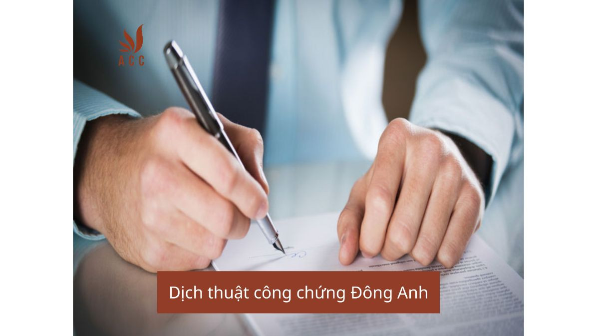 Dịch thuật công chứng Đông Anh