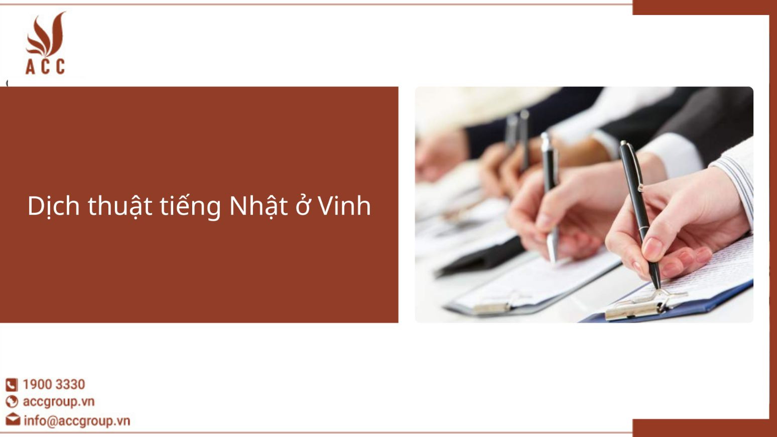 Dịch thuật tiếng Nhật ở Vinh