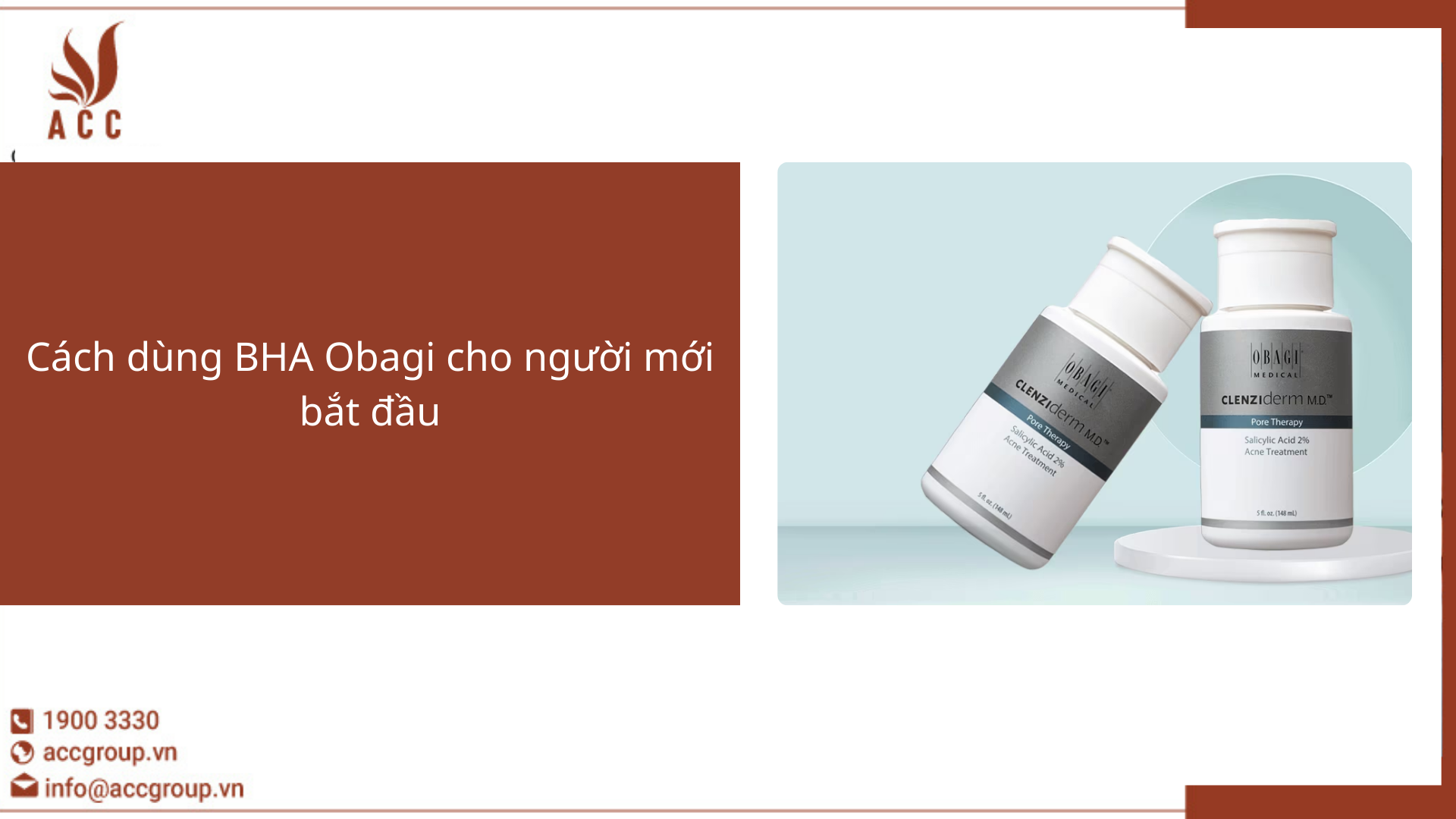 Cách dùng BHA Obagi cho người mới bắt đầu