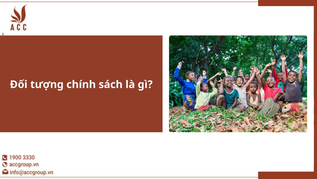 Đối tượng chính sách là gì?