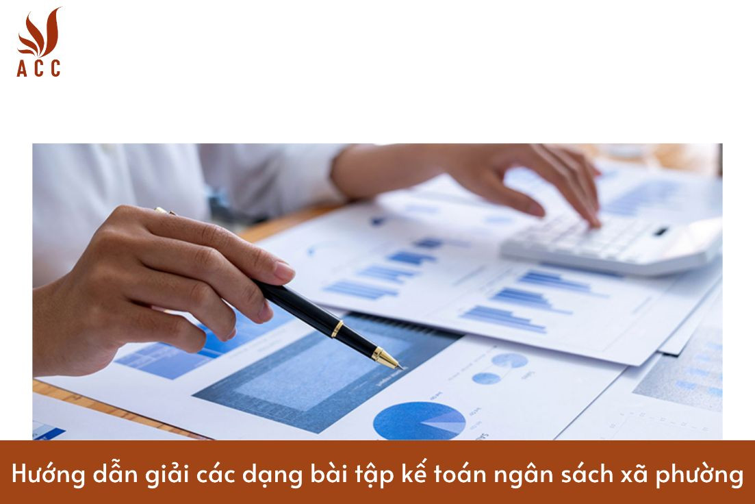 Hướng dẫn giải các dạng bài tập kế toán ngân sách xã phường