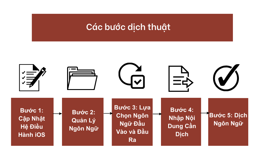 Các bước dịch thuật