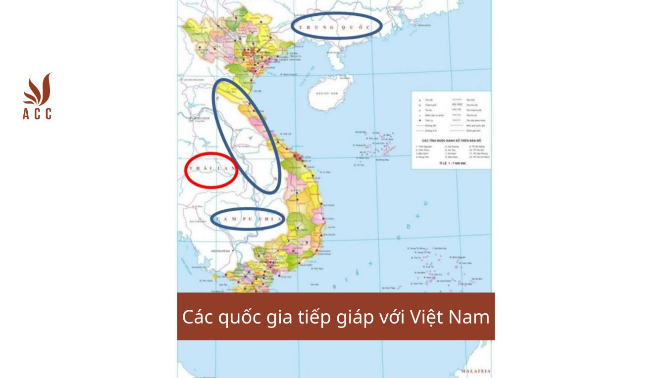 Các quốc gia tiếp giáp với Việt Nam