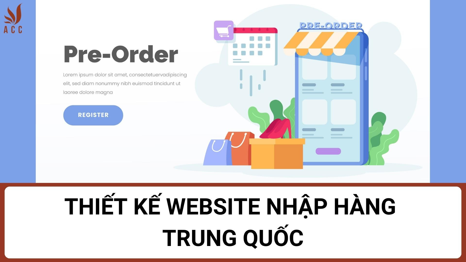 Thiết kế website nhập hàng Trung Quốc