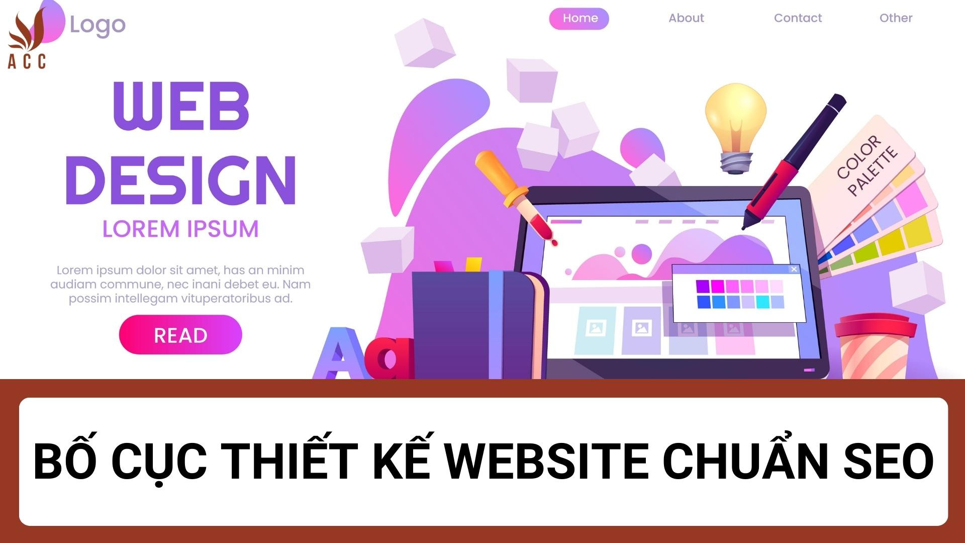 Bố cục website