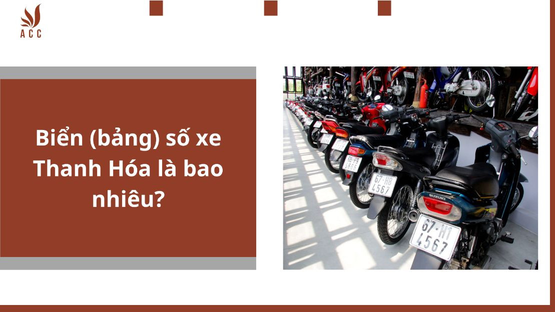 Biển (bảng) số xe Thanh Hóa là bao nhiêu?