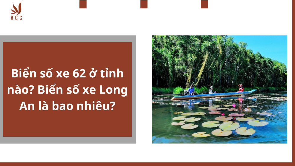 Biển số xe 62 ở tỉnh nào? Biển số xe Long An là bao nhiêu?