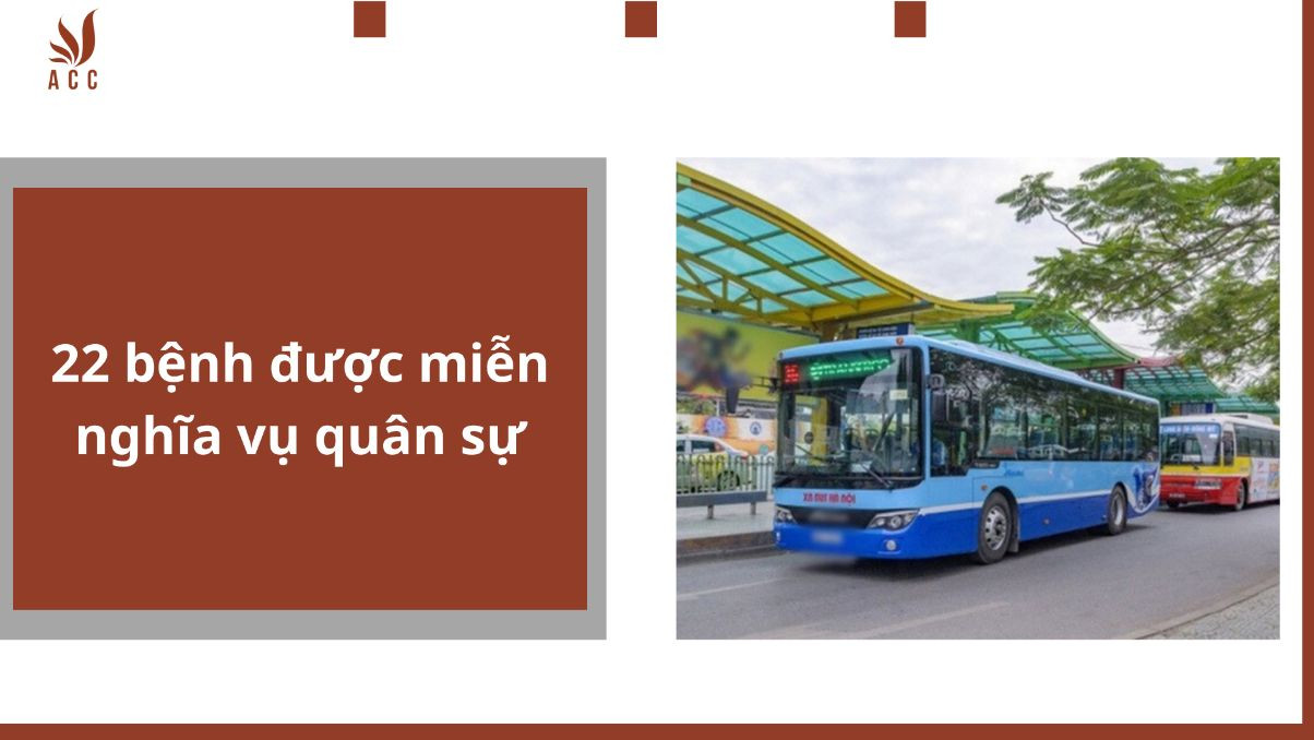 22 bệnh được miễn nghĩa vụ quân sự