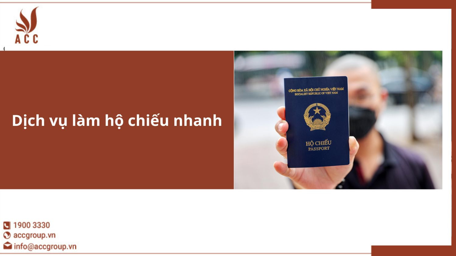 Dịch vụ làm hộ chiếu nhanh