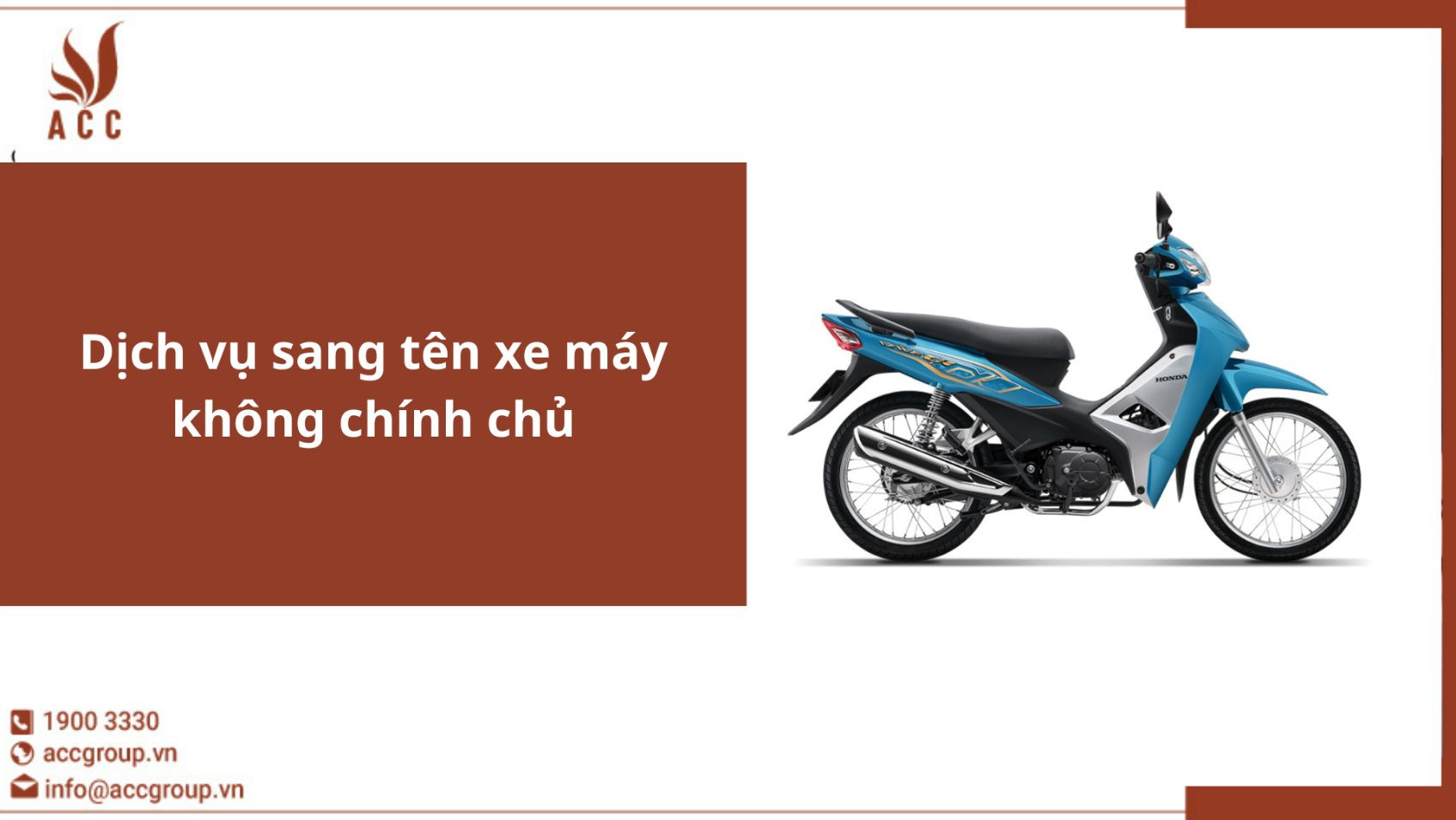 dịch vụ sang tên xe máy không chính chủ
