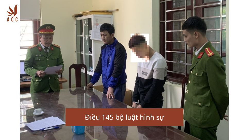 Điều 145 bộ luật hình sự