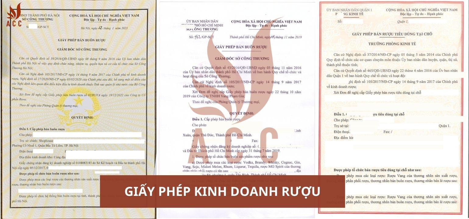 Giấy phép kinh doanh rượu