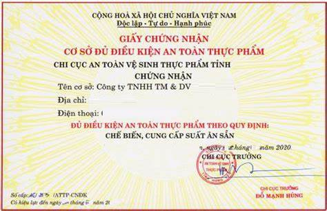 Quy trình xin giấy chứng nhận an toàn thực phẩm [Chi tiết 2023]