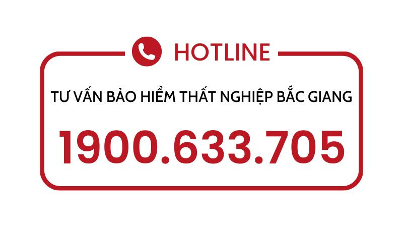 Thông tin số điện thoại bảo hiểm thất nghiệp Bắc Giang