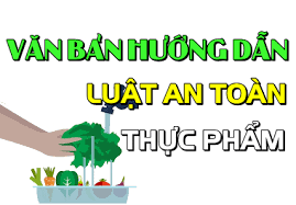 Tổng hợp các văn bản quy phạm pháp luật lĩnh vực an toàn thực phẩm
