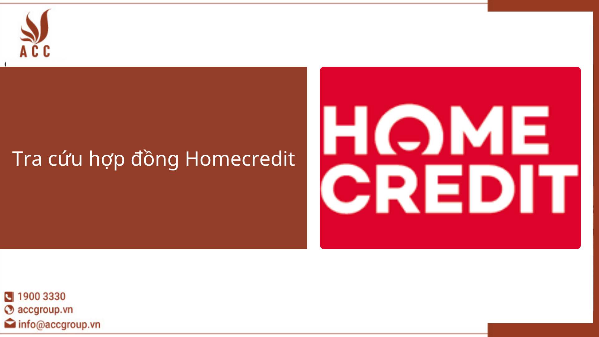 Tra cứu hợp đồng Homecredit