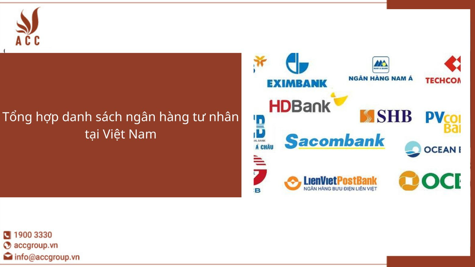 Tổng hợp danh sách ngân hàng tư nhân tại Việt Nam